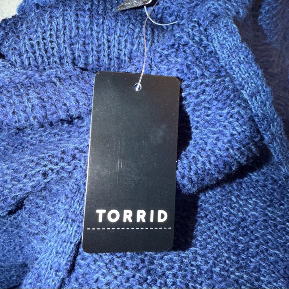 Torrid Textured Sweater Hoodie - Picture 5 of 6